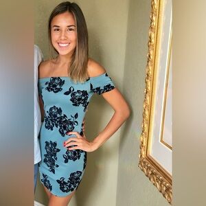 Off the shoulder dress